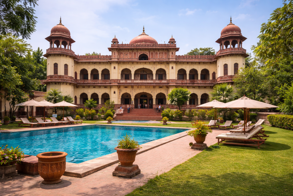 kuchesar fort and poolside elegance