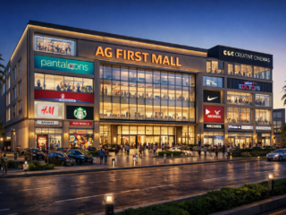 ag first mall at twilight