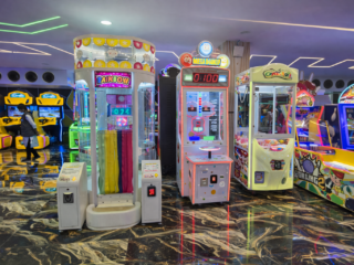 colorful arcade fun and games