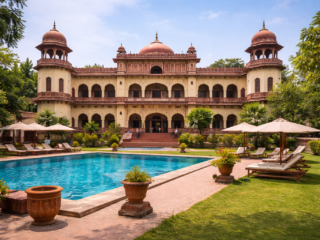 kuchesar fort and poolside elegance