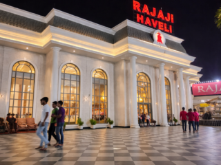 rajaji haveli at dusk