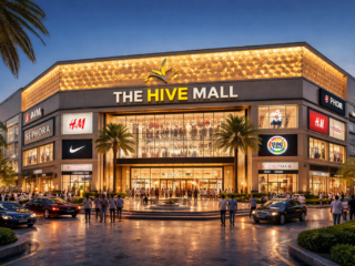 the hive mall at twilight